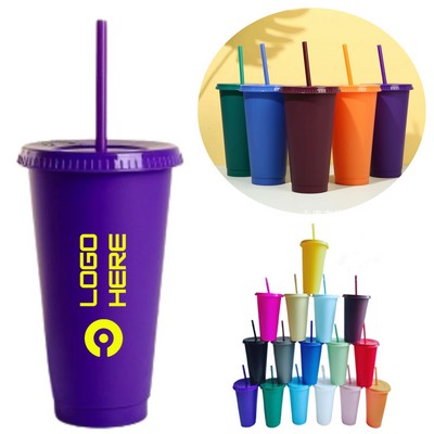 24 Oz New Reusable Plastic Cups