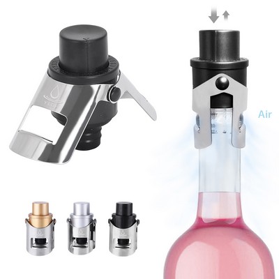 Flip Closure Vacuum Wine Bottle Stopper