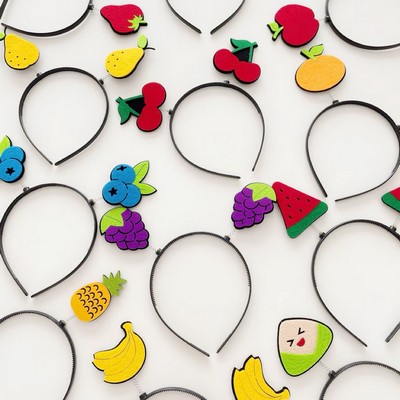 Fruits Headpiece, Costume Headwear for Children, Party Hair Accessory, Makeup Headband, Prom Props,