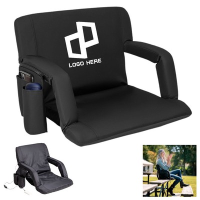 Portable Foldable Heated Chairs W/ Beverage Holders