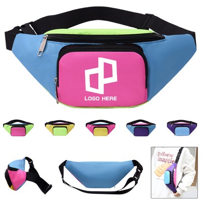 Colourful Waist Fanny Pack