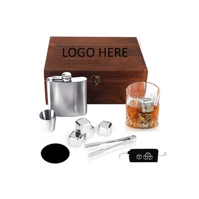 7-Piece Whiskey Glasses Gift Set