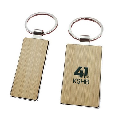 Metal Bamboo Keychain