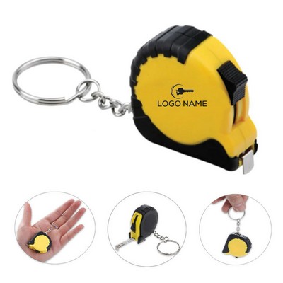 Portable Mini Retractable Pocket Keyring Tape Measure