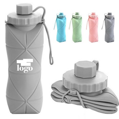 Silicone Foldable Portable Water Bottle