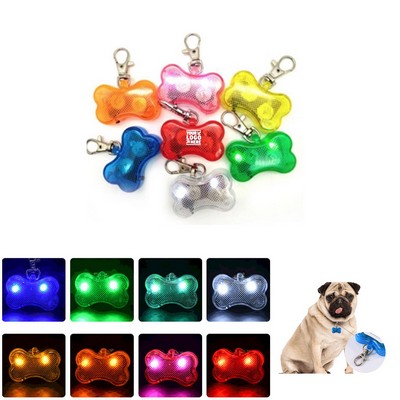 Glow-in-the-Dark LED Pet Tag Pendant