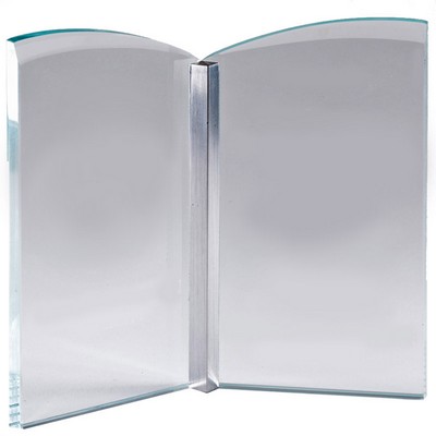 Optical Crystal Open Book Award (7 1/4" x 6 1/2")