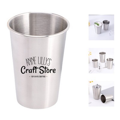 16oz. Stainless Steel Beverage Cup
