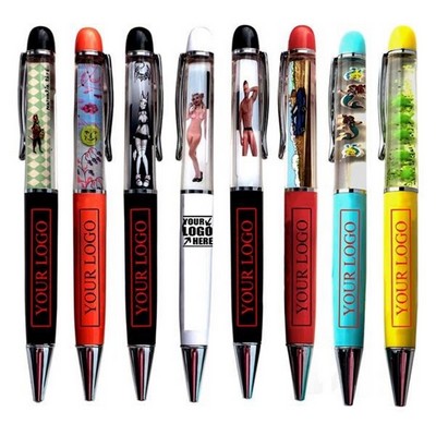 Custom Floating Ballpoint Writing Pen.