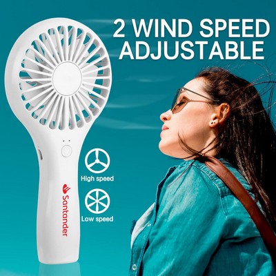 Handheld Mini Fan – USB Rechargeable