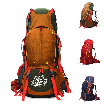 80L Nylon Outdoor Backpack