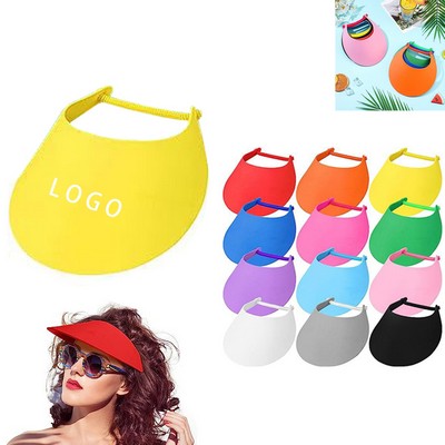 Adjustable Summer Foam Visors