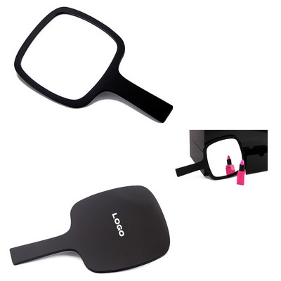 Square Handheld Mirror with Handle