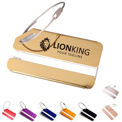 Wire Ring Stainless Steel Luggage Tag