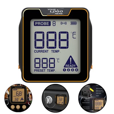 Bluetooth BB0 Meat Thermometer with 4 Probes, Wireless App Control. Android/ios