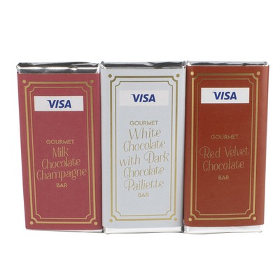 Luxe 1 oz Belgian Chocolate Bar Gift Pack - Option 2