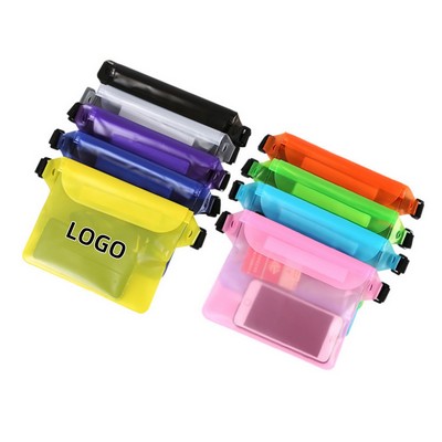 Three-layer Sealed PVC Waterproof Waist Storage Bag