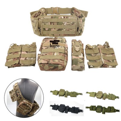 Multifunctional Utility Belt With Pouches