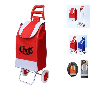 Portable Shop Mall Market Vegetable Cart Trolley