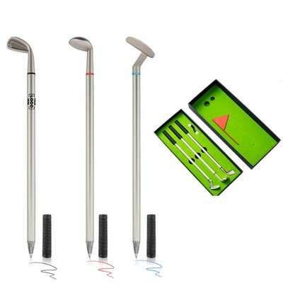 Mini Golf Pen Set Golf Ball Club Pen