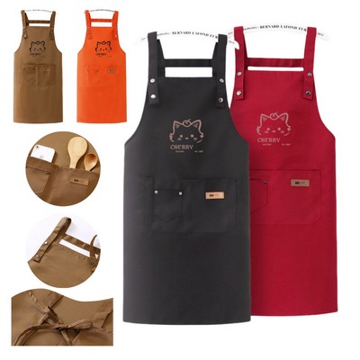 Custom Waterproof Stain-Resistant Bib Apron