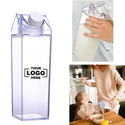 Pitcher Cute Clear Milk Carton Cup