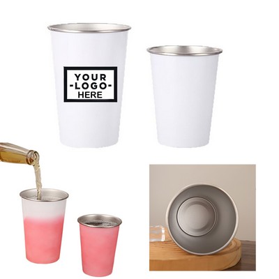 Stainless Steel Cold Color Changing Cup 12Oz / 16Oz