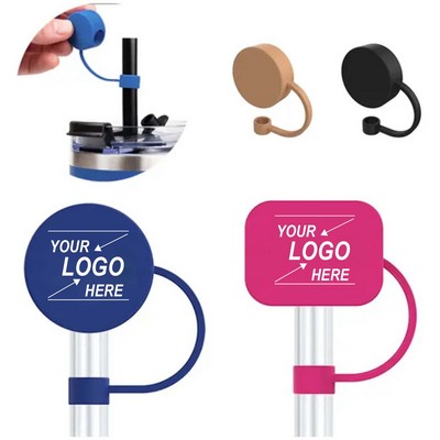 Tumbler Straw Covers Cap Glass Duct Silica Gel Dust Sheath