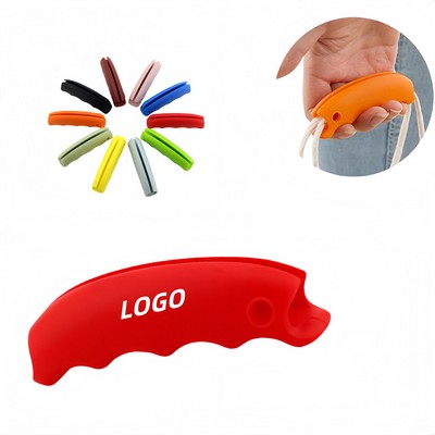 Sturdy Silicone Handle Carrier Grocery Plastic Shopping Bags