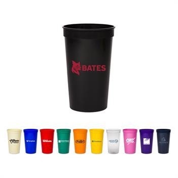 22 Oz. Smooth Colored Stadium Souvenir Cup