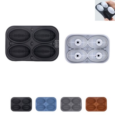 Silicone Ice Molds - Football Shaped