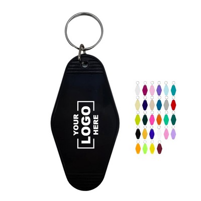 Plastic Motel Keychain