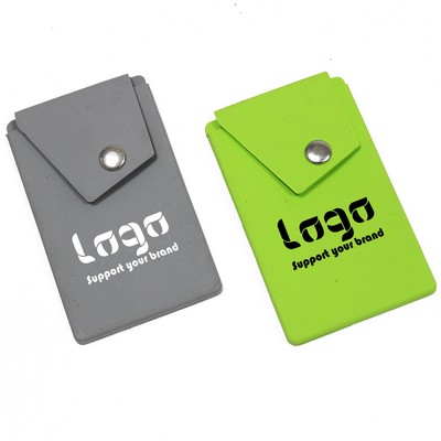 Silicone Phone Wallet With Stand