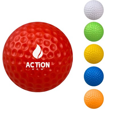 Golf Shaped Ball Stress Reliever