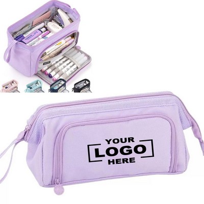 Portable Multi-Layer Pencil Case