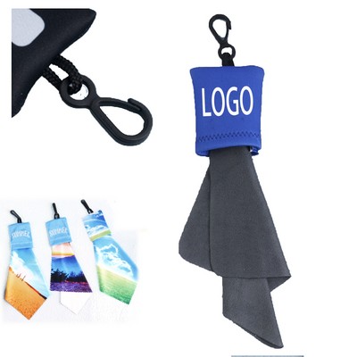 Eyeglass Cleaning Cloth Keychain