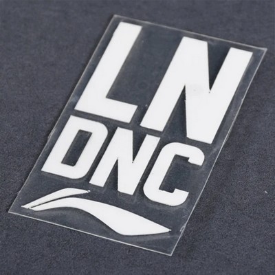 3.5" Silicone Sticker Label with Adhesive Backing