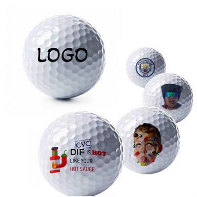 Customized Golf Ball 3 Layers Competition Practice Team LOGO