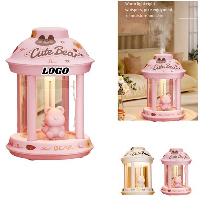 Animal Shape USB Mini Humidifier Night Light Desktop