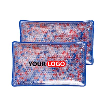 Rectangle Plush Gel Bead Ice Pack