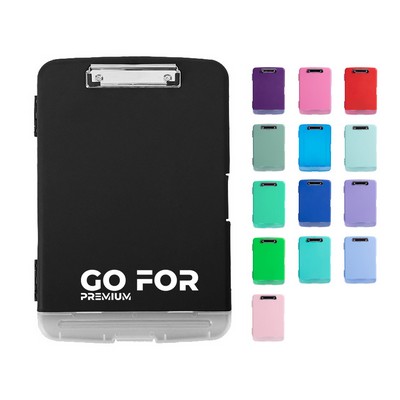 Office High Capacity Folder Side-Opening Storage Clipboard