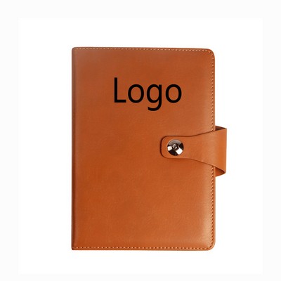 Custom A5 Faux Leather Notebook – Personalized Journal