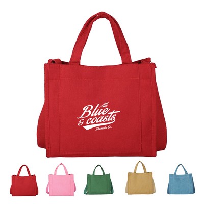 Versatile Corduroy Essential Tote Bag
