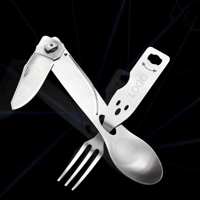 3 in 1 Foldable Cutlery Kit