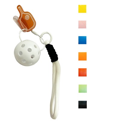 MOQ100 Pickleball Keychain