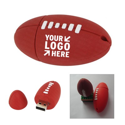 32GB Football Shaped USB Memory Stick