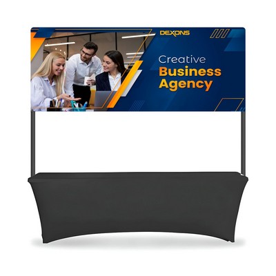 Table Top Banner - Half Display Package, Double Sided (4.2ft x 1.64ft)