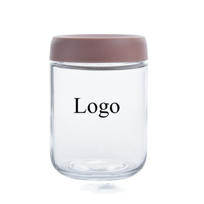 3.3 ×4.6 Inch Soda-Lime Glass Jar W/ Pp Lid
