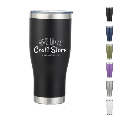 22Oz Stainless Steel Double-Walled Insulated Travel Tumbler