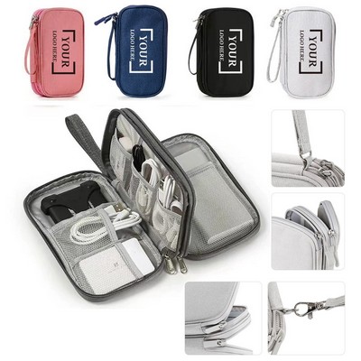 Multi-Layer Digital Accessories Organizer Pouch